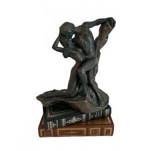 Austin Sculpture 1995 Bronze Cold Cast Repo of the “Kiss” Sculpture.